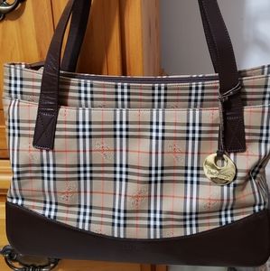 Vintage Burberry Nova Tote Bag